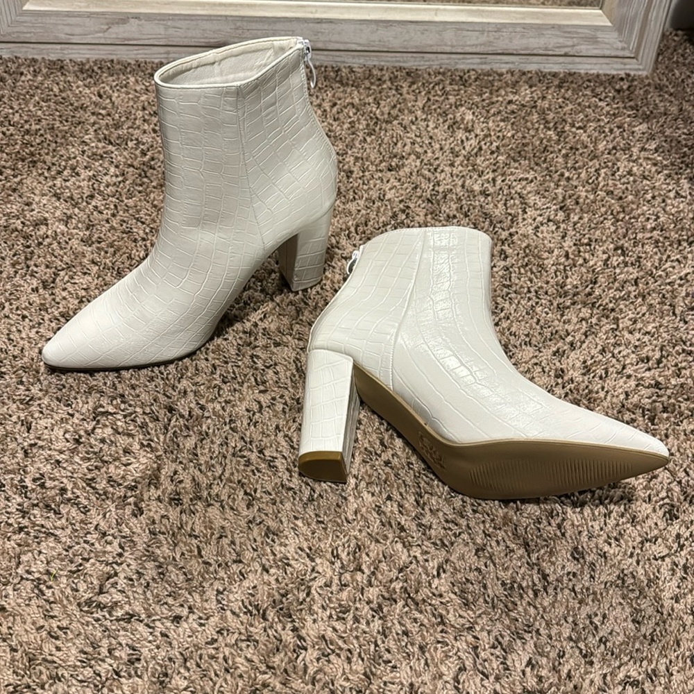 White bootie